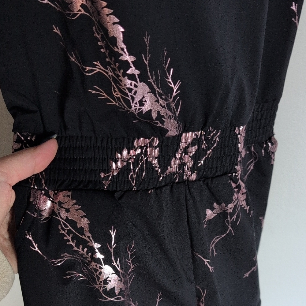 Sweaty Betty Black And Pink Foil Romper Activewear Size Small - Picture 4 of 10